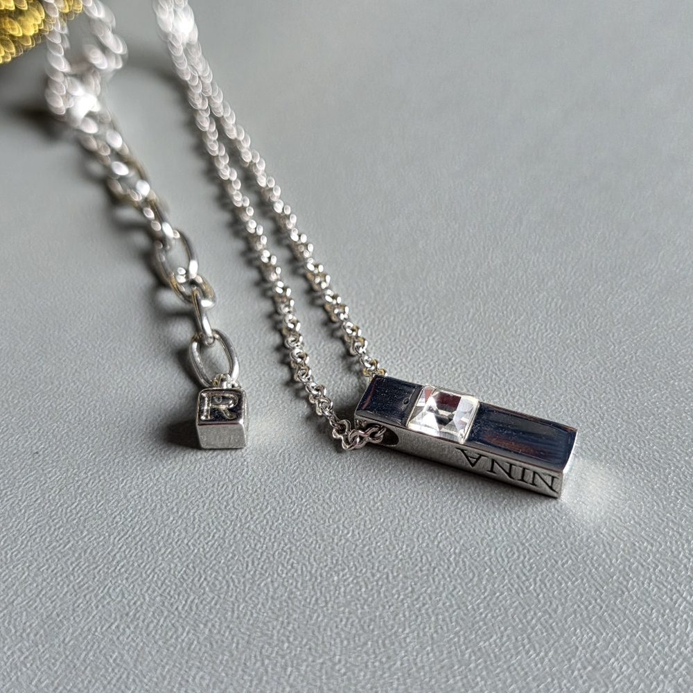 Nina Ricci Vintage Silver Necklace